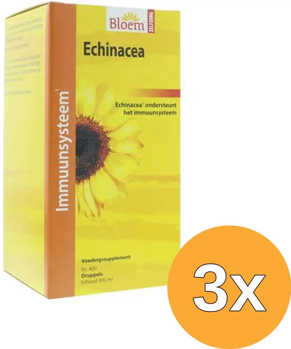 3x Bloem Echinacea (300 ml)