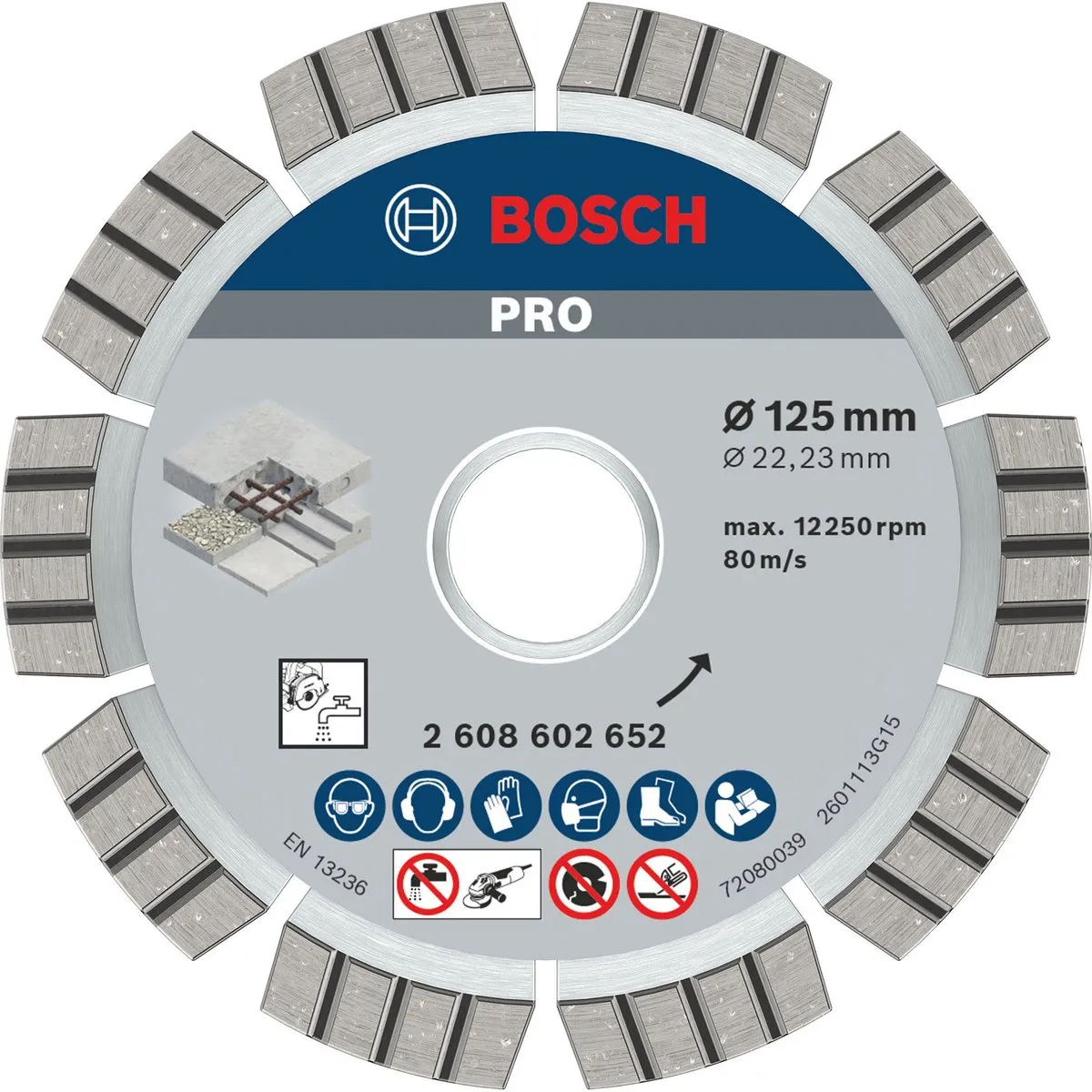 Bosch Professional Diamantschijf Best Concrete 125mm