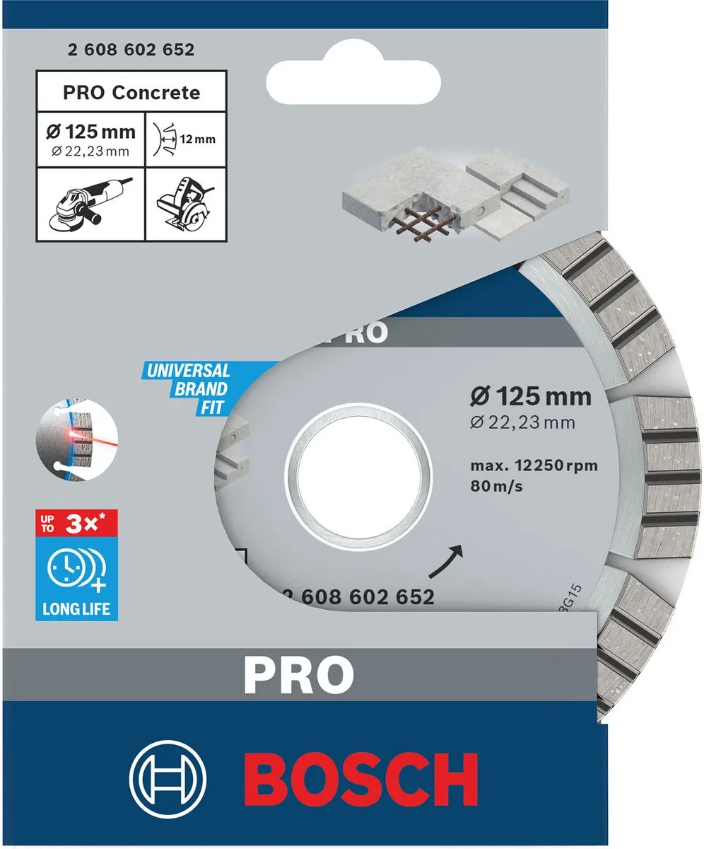 Bosch Professional Diamantschijf Best Concrete 125mm - Beton