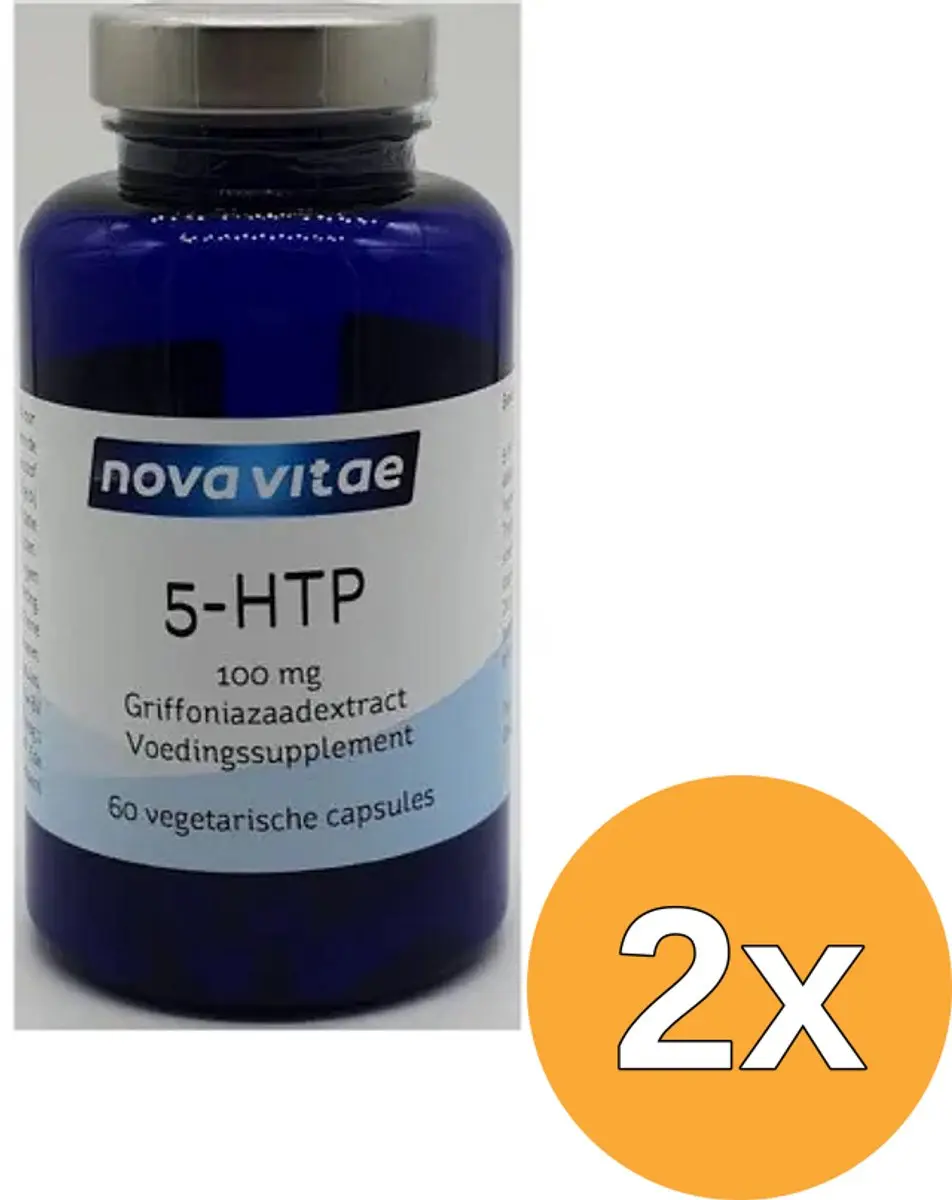 2x Nova Vitae 5-Htp 100 Mggriffonia (60 vega capsules)