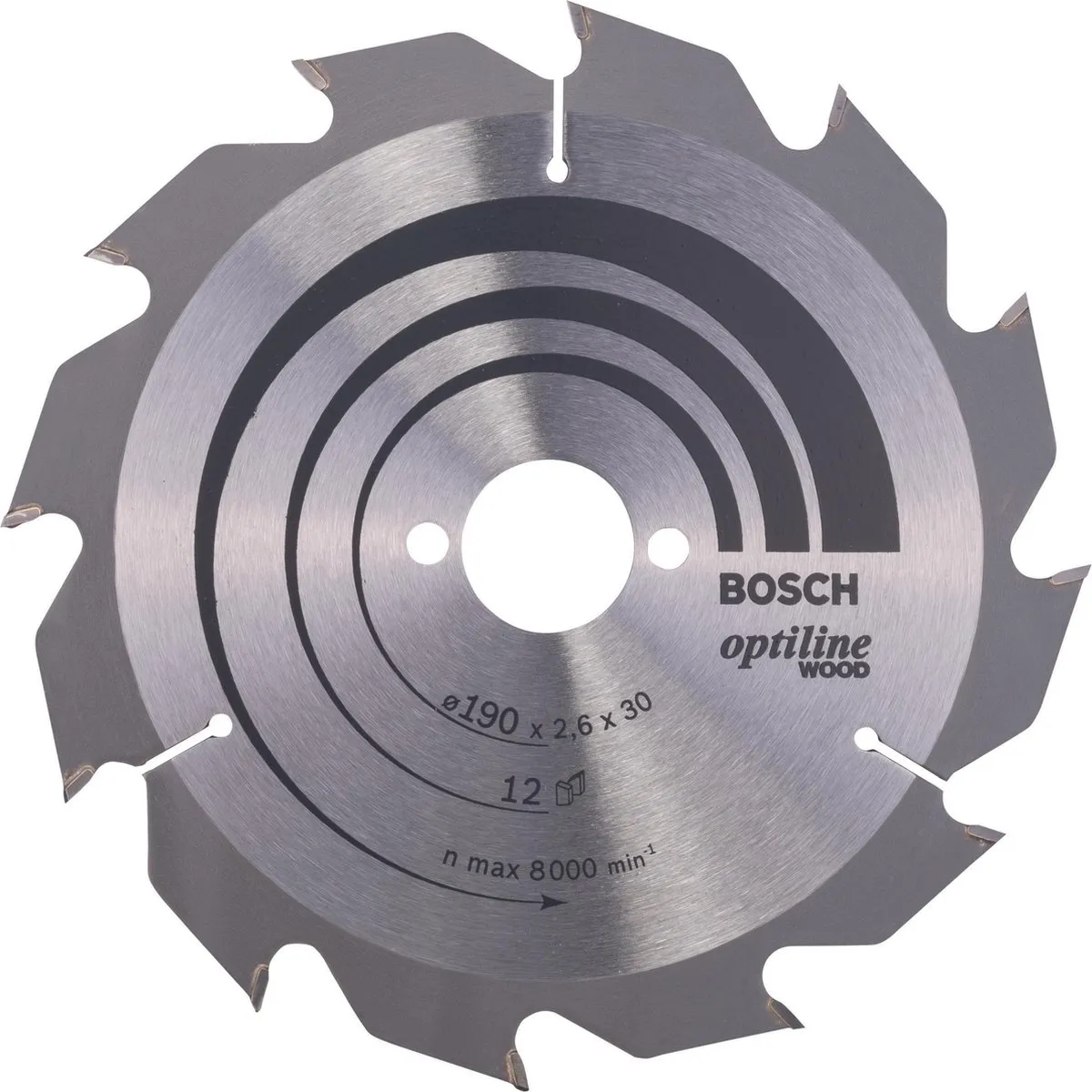 Bosch Professional Cirkelzaagblad Optiline 190mm Hout