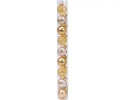 Decoris Kerstballen Mix 3cm