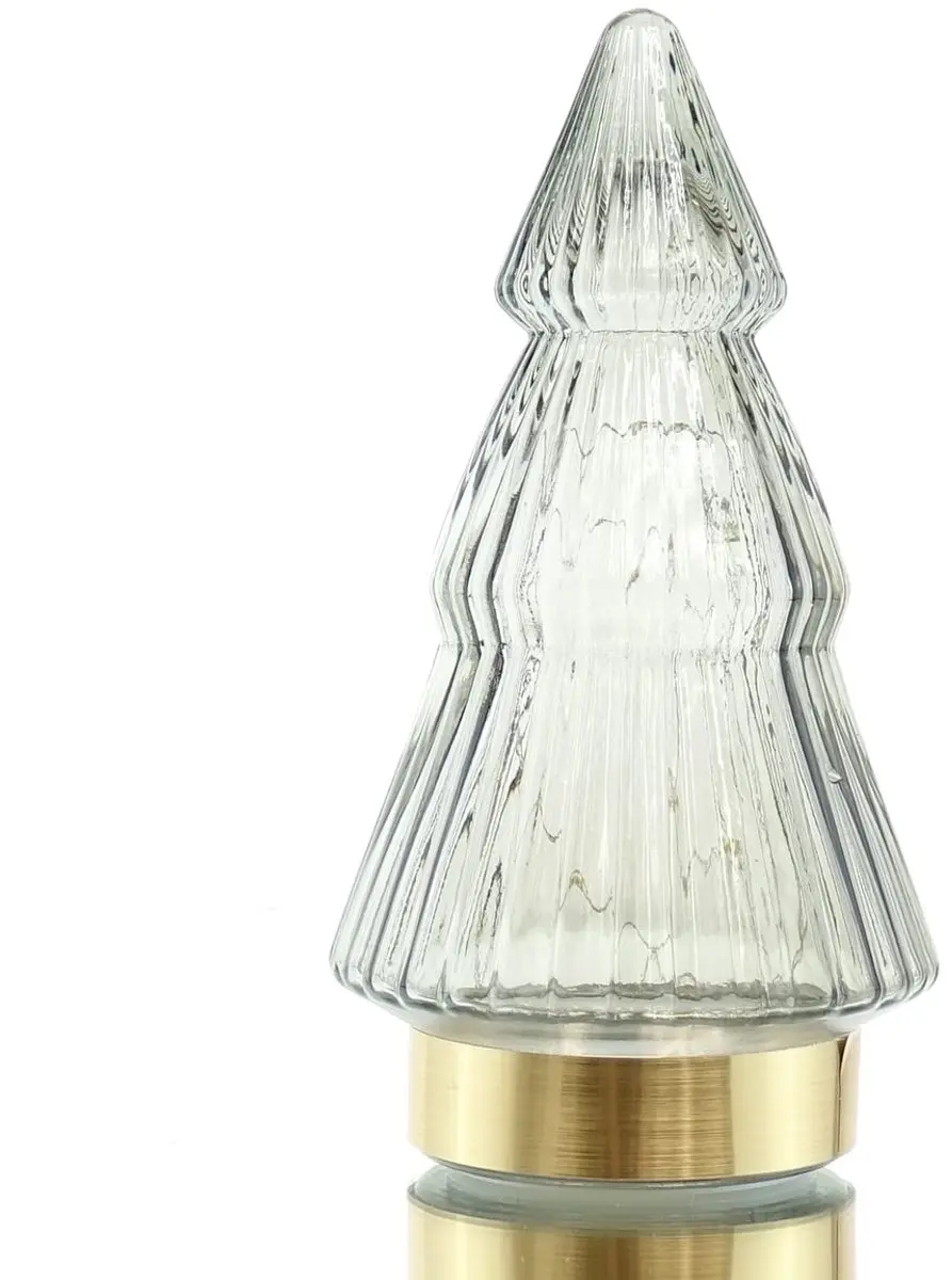 Lumineo micro LED boom glas Ø10,5 x 19,5 cm
