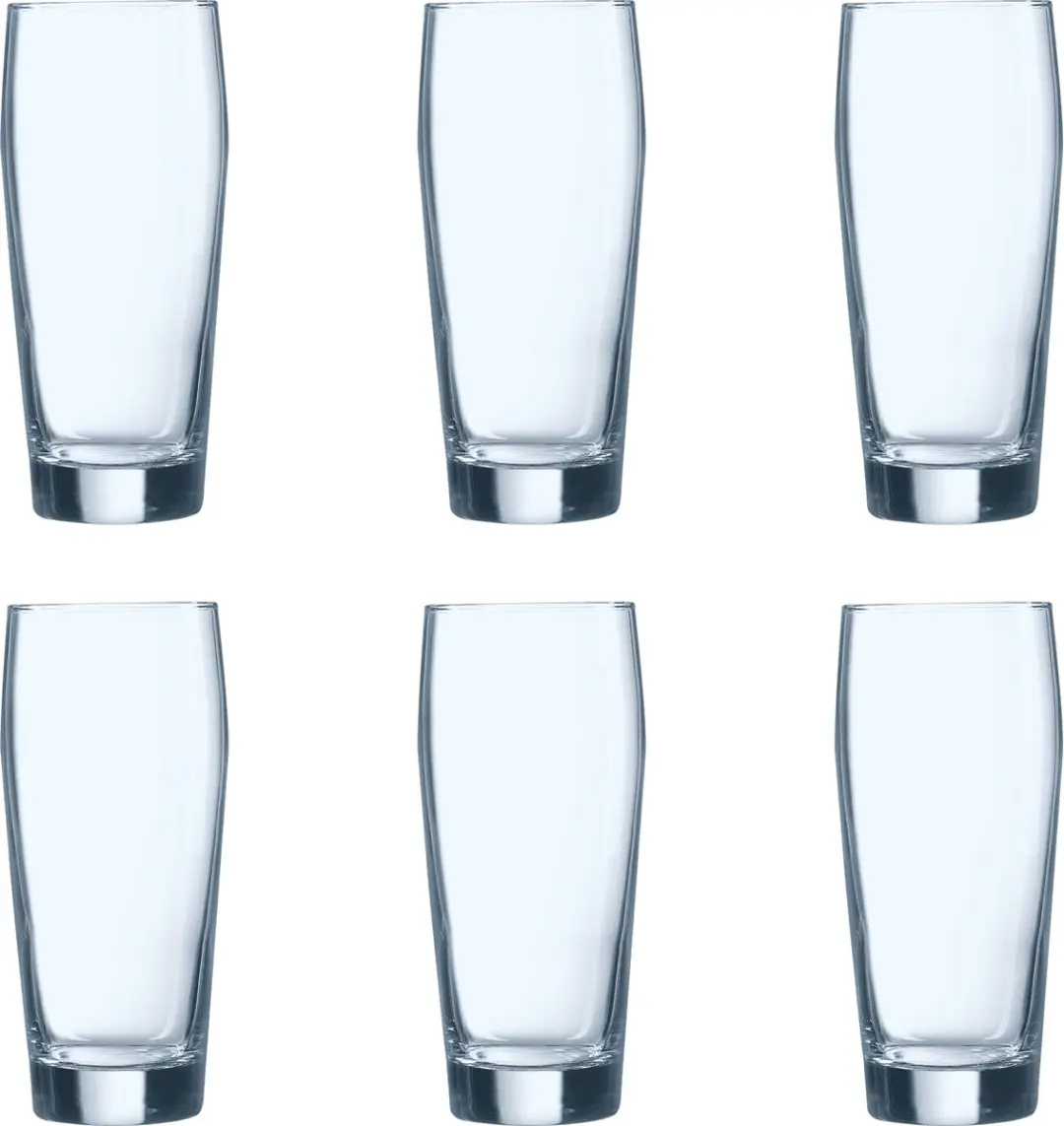 Arcoroc Willi Becher Bierglas 33cl - Set van 12