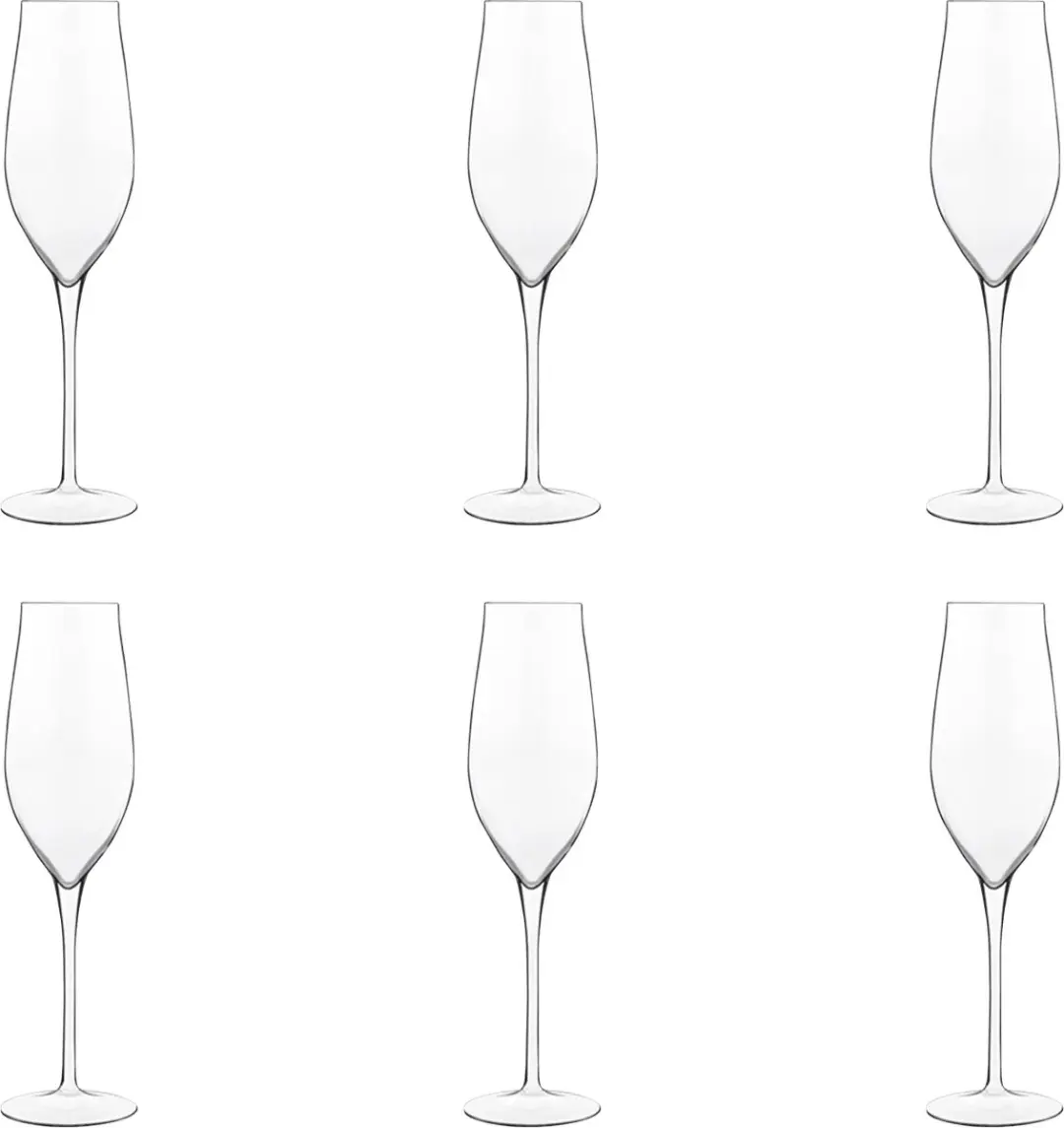 Luigi Bormioli Vinea Champagneflutes 27cl - Set van 6