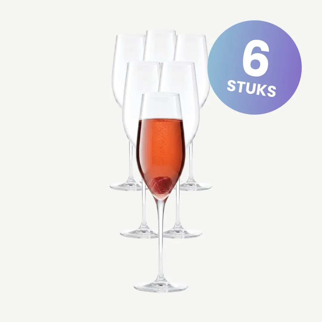 Luigi Bormioli Vinea Champagneflutes 27cl - Set van 6