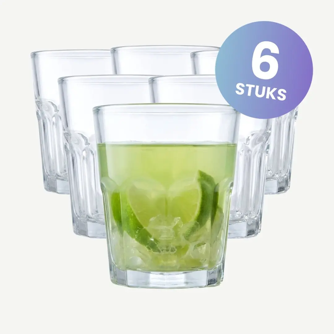 Bormioli Rocco Rock Bar Tumblers 20cl - Set van 6