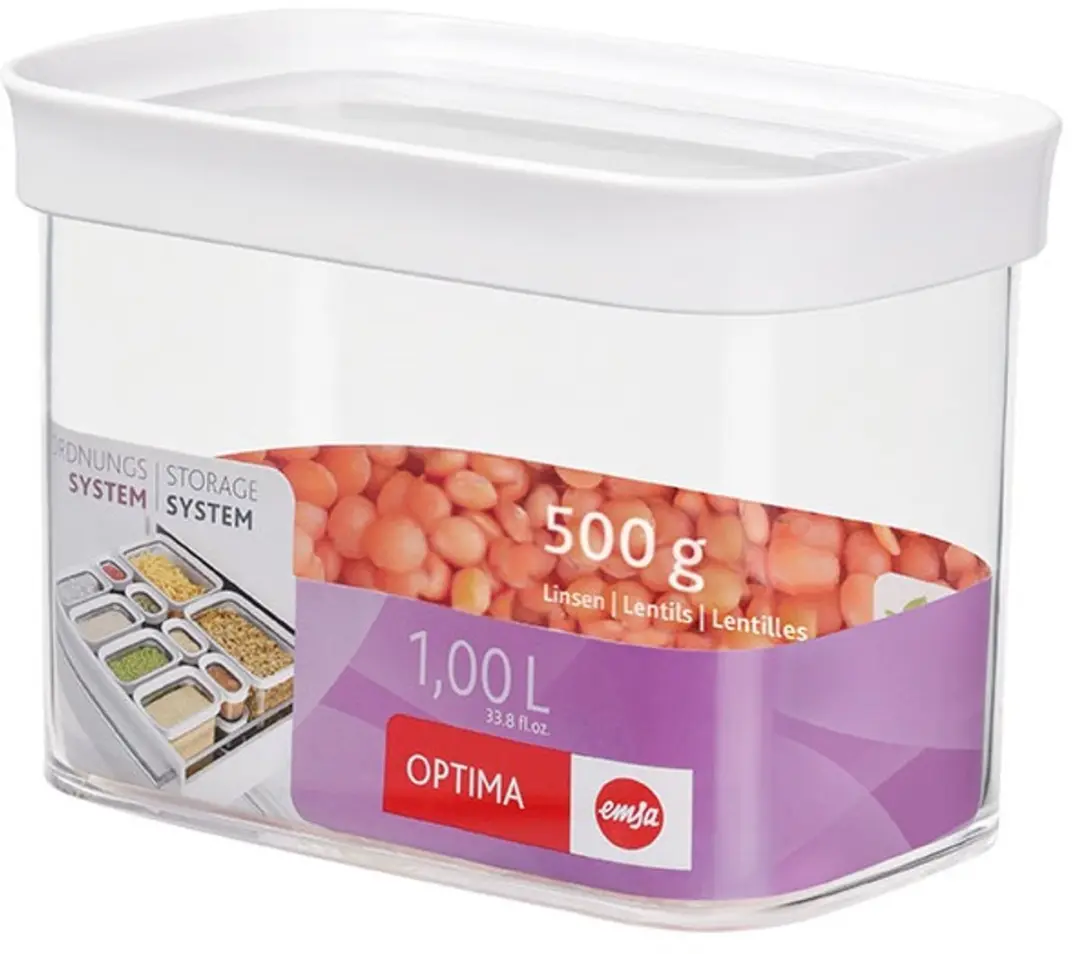 Optima voorraadbak 1,0L