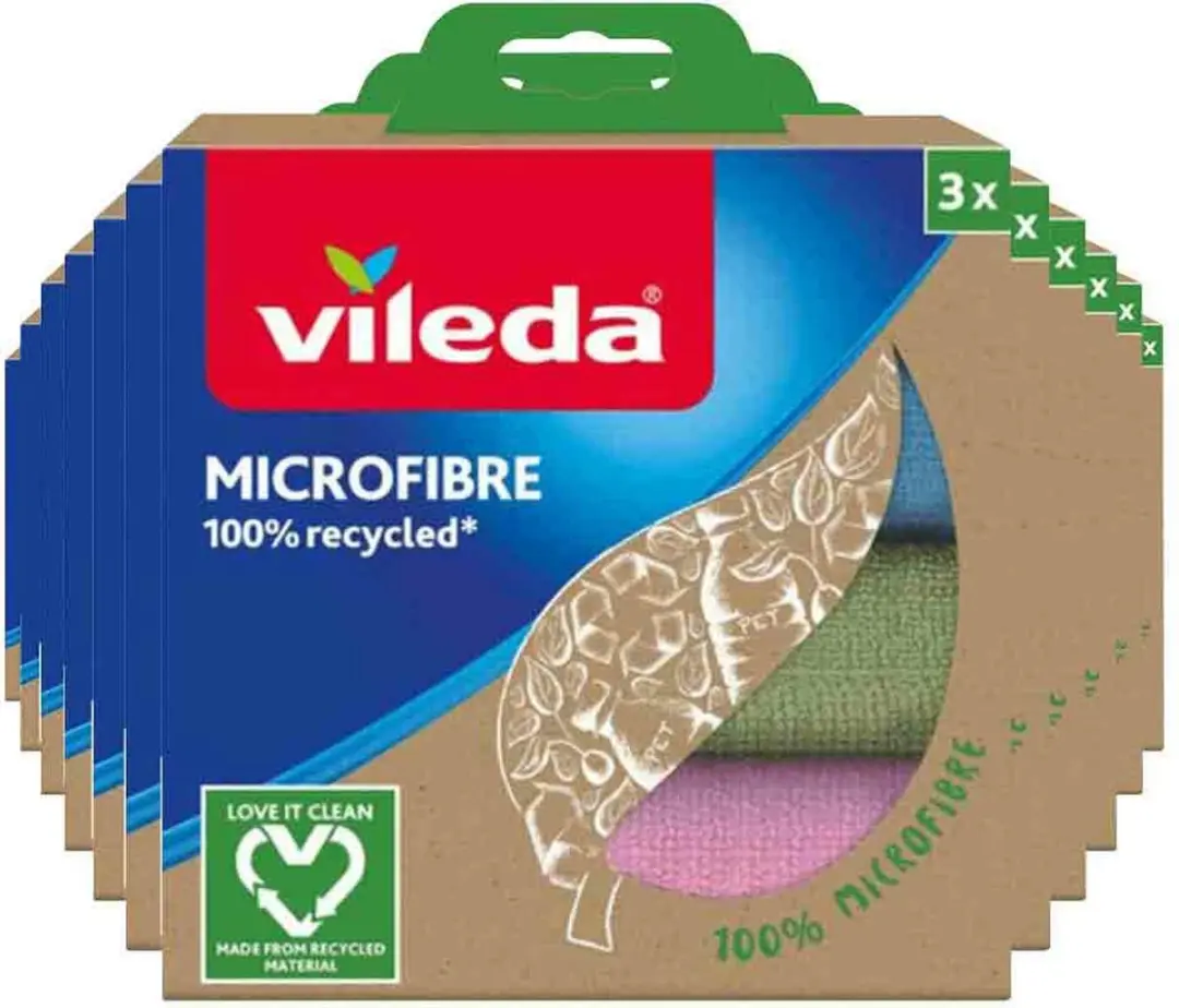 Vileda Microvezeldoek 100% Gerecycled