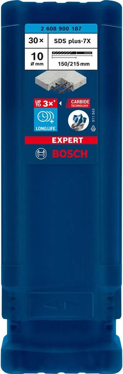 Bosch Professional EXPERT SDS plus-7X Hamerboor 10x150mm - 30 Stuks
