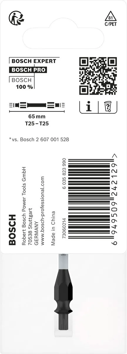 Bosch Professional Slagschroevendraaier Bit Set