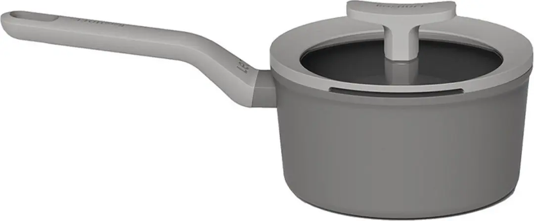 BergHOFF Leo Lite Steelpan Met Deksel Grijs Ø20cm