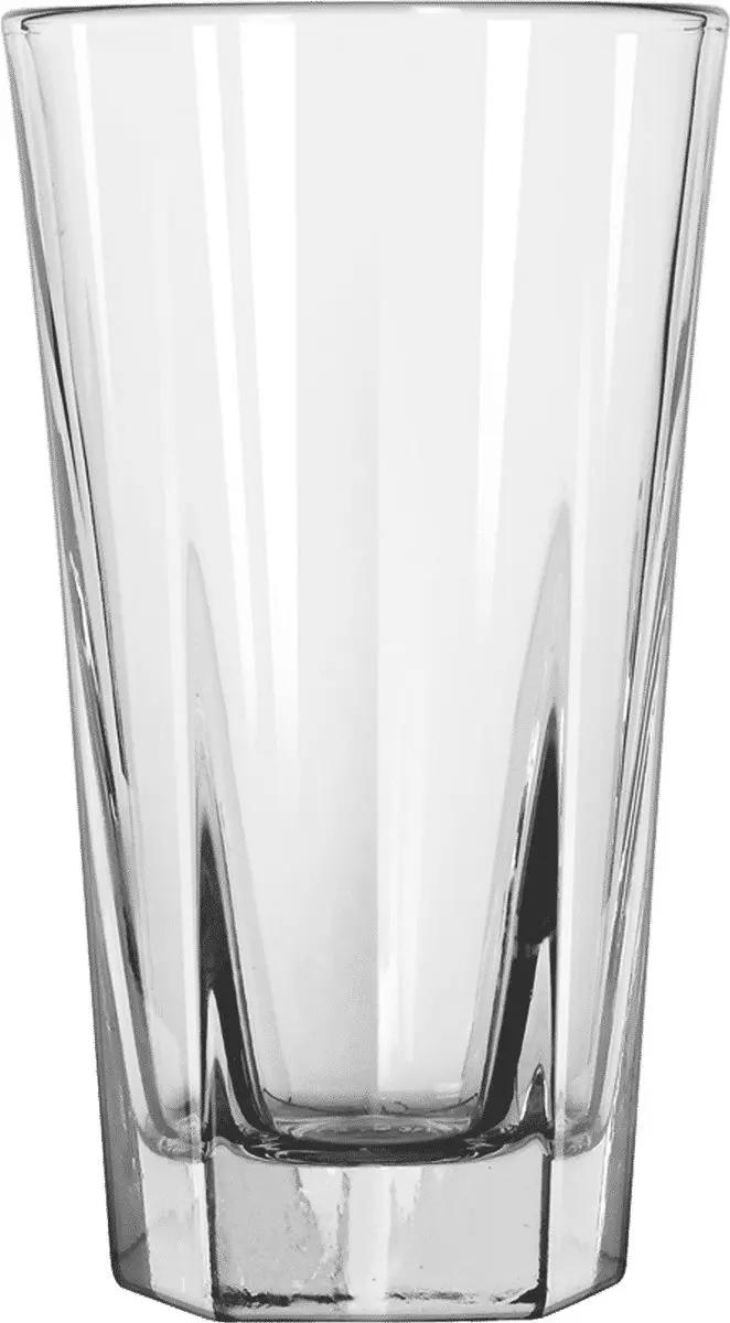 Onis Pentagon Longdrinkglazen 29cl - Set van 12 - Transparant
