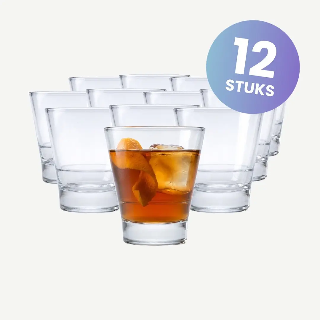Libbey Onis Adventure Tumblers 266ml - Set van 12 - Transparant - afbeelding 4 van 6