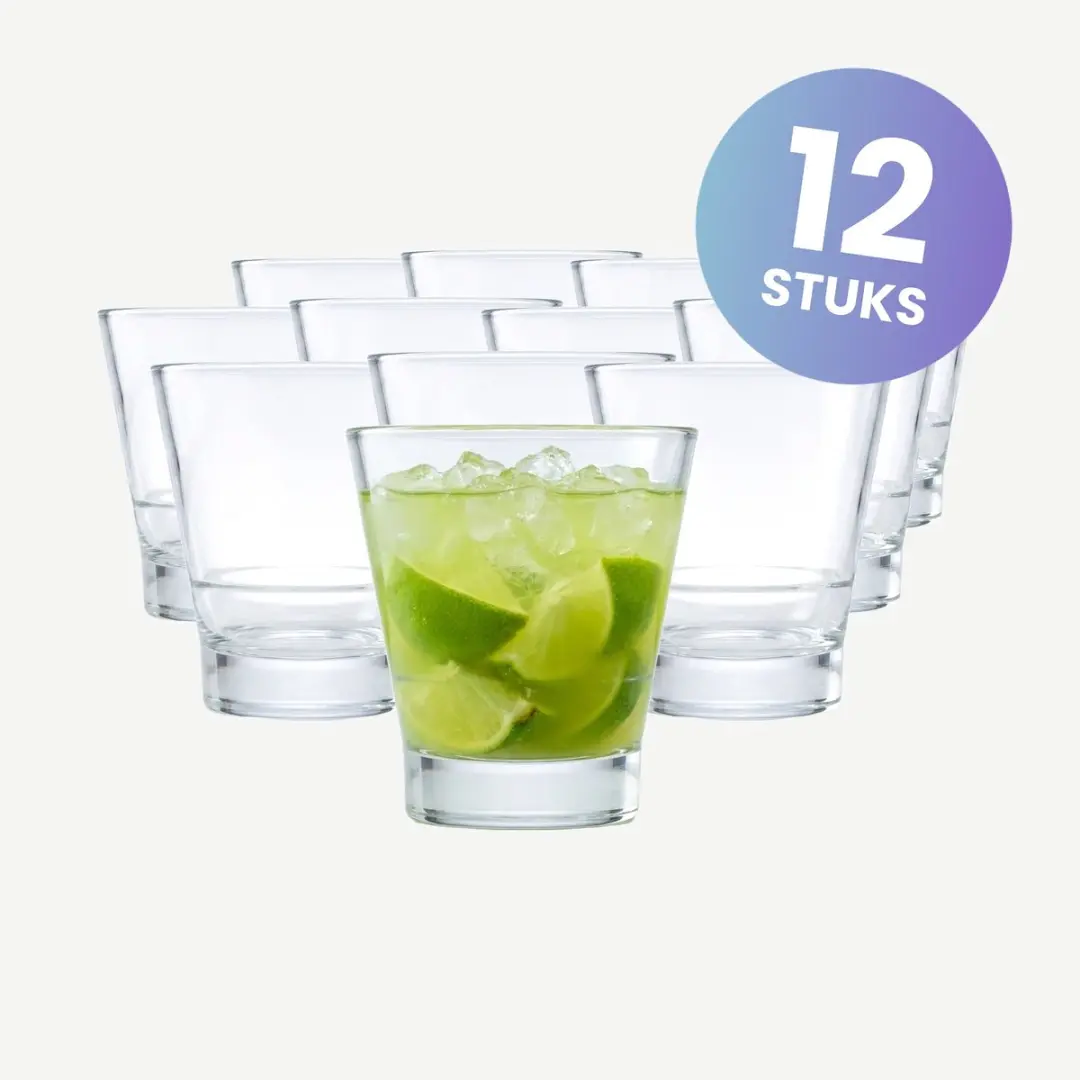 Libbey Onis Adventure Tumblers 35cl - Set van 12 - Transparant - afbeelding 3 van 6