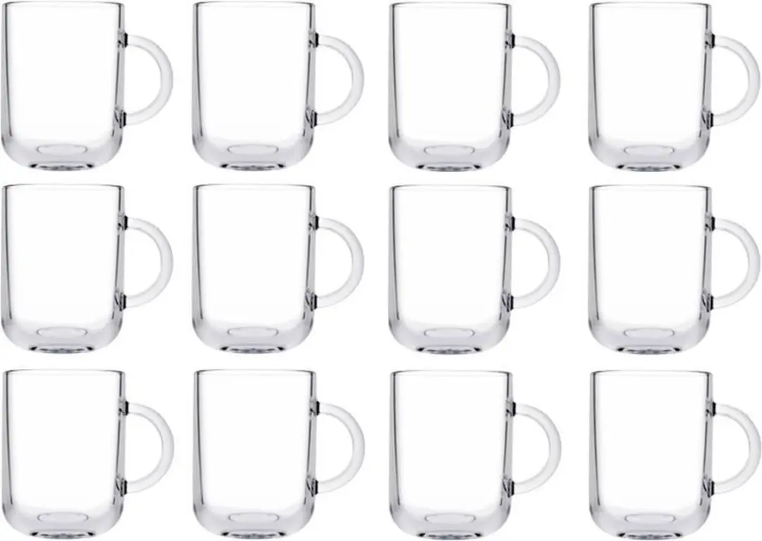 Pasabahce Theeglas Iconic 33cl - 12 Stuks - Transparant