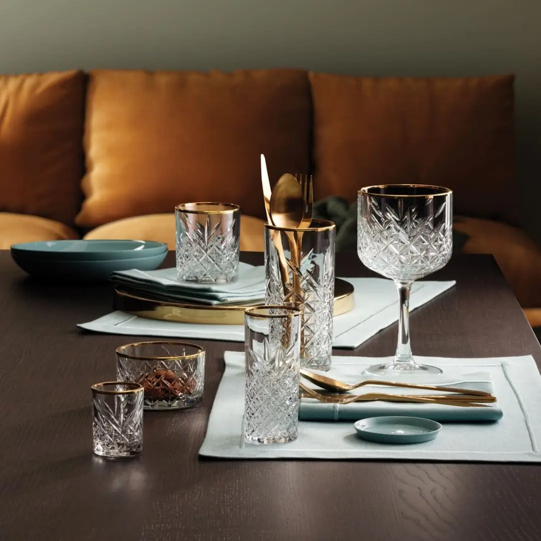 Pasabahce Timeless Borrelglazen 62ml - Goud - 4 Stuks - afbeelding 6 van 6