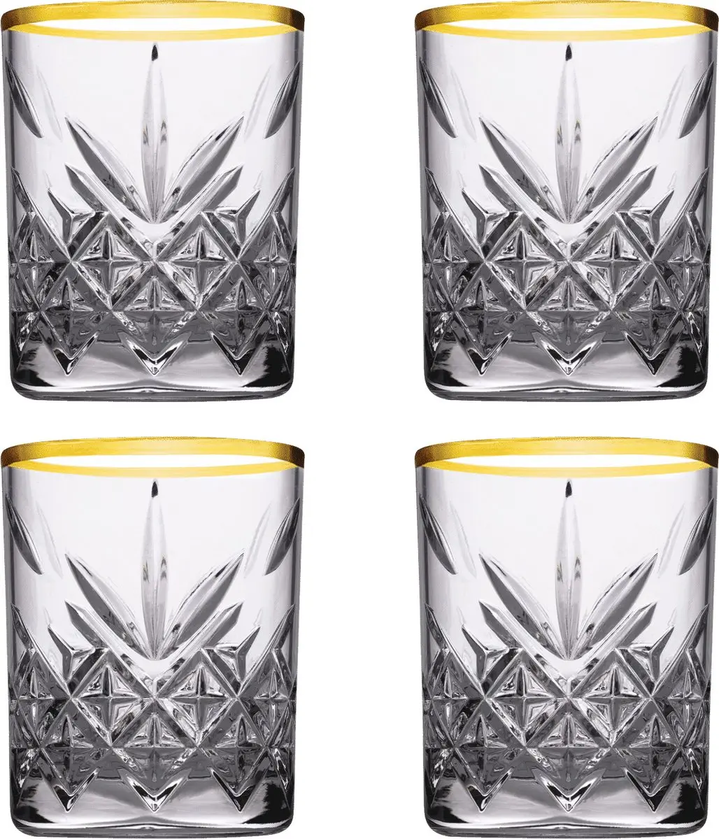 Pasabahce Timeless Borrelglazen 62ml - Goud - 4 Stuks - afbeelding 3 van 6