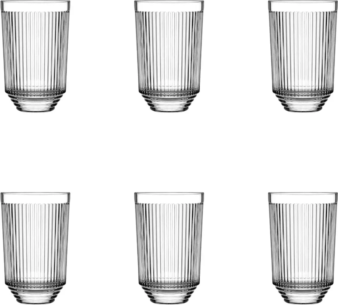 Pasabahce Dorian Longdrinkglazen 34cl - Set van 6