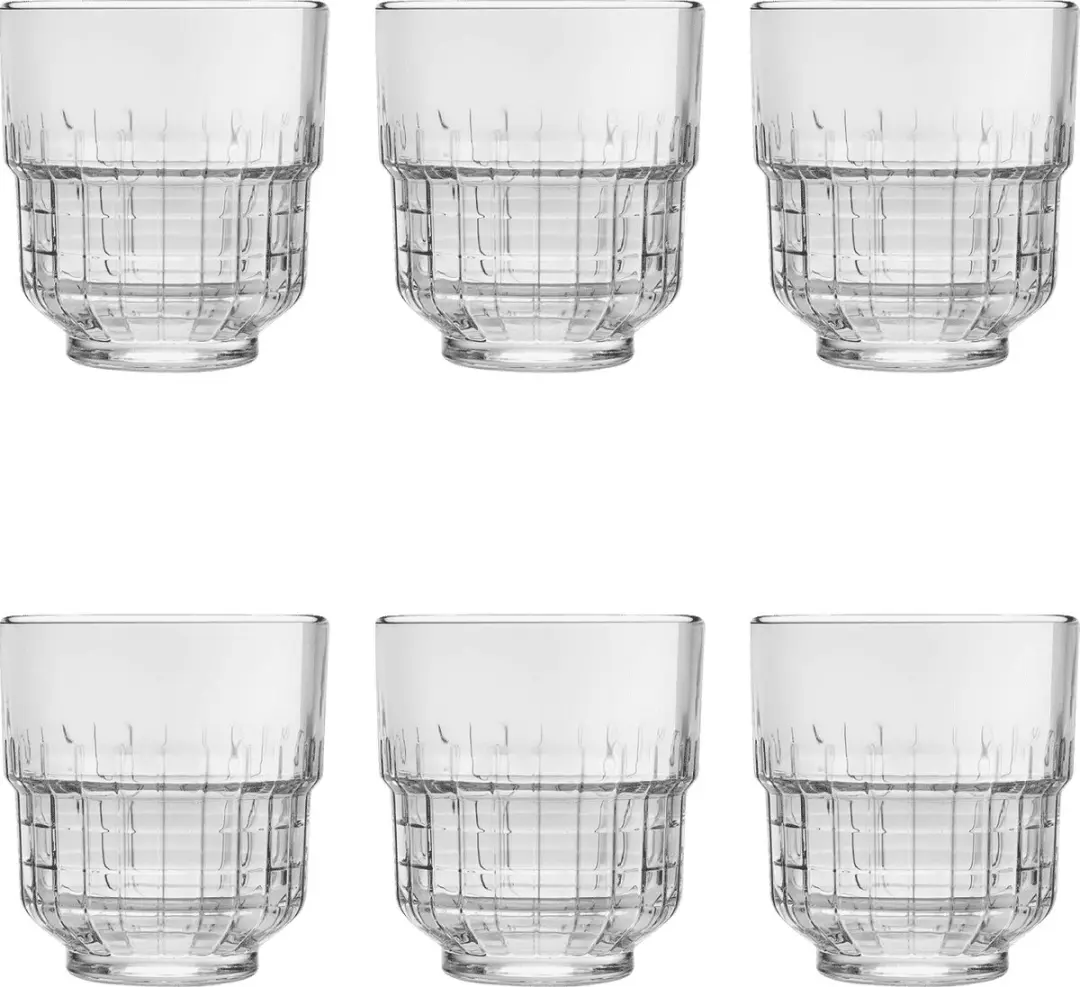 Onis Linq Tumblers 266ml - Grijs - Set van 12