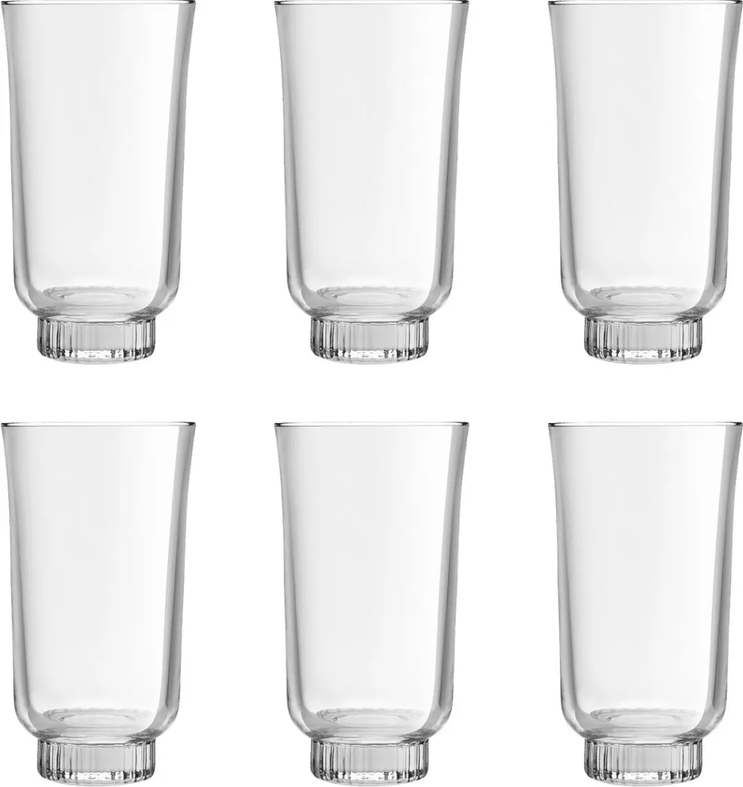 Onis N.Y.C. Longdrinkglazen 26cl - Set van 12 - Transparant
