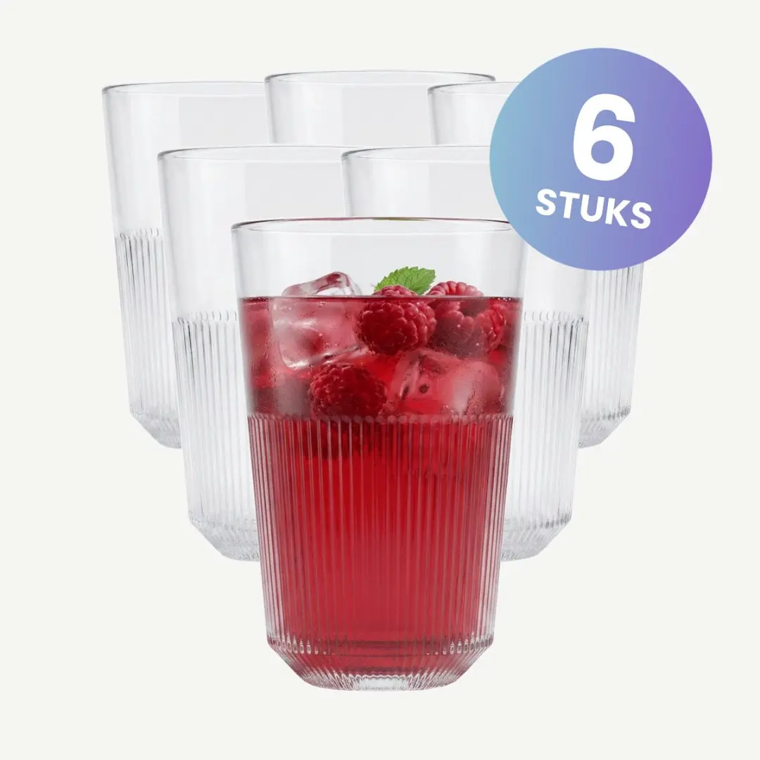 Royal Leerdam Rayo Longdrinkglazen 36cl - Set van 6