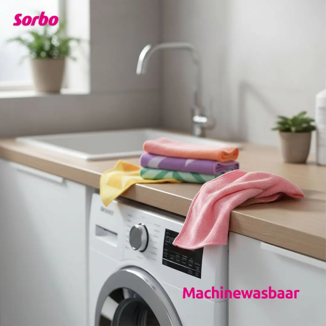 Sorbo Microvezeldoeken Pastel Prints - 5 Stuks