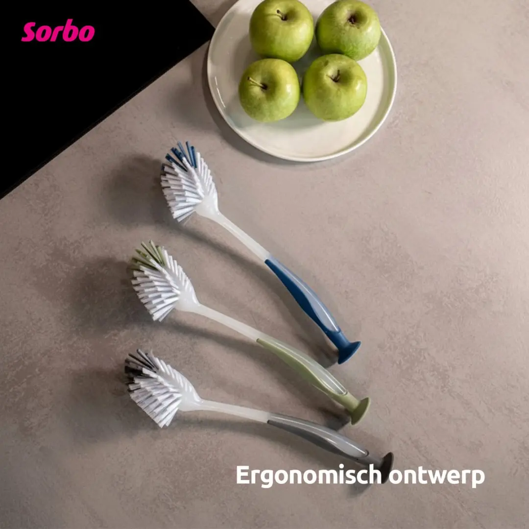 Sorbo Afwasborstel met Zuignap 229013 - Assorti - afbeelding 4 van 6