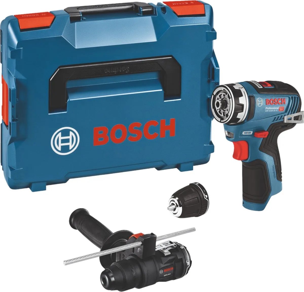 Bosch Professional GSR 12V-35 FC Schroefboormachine - 2x 3.0Ah Accu - 21 Momenten