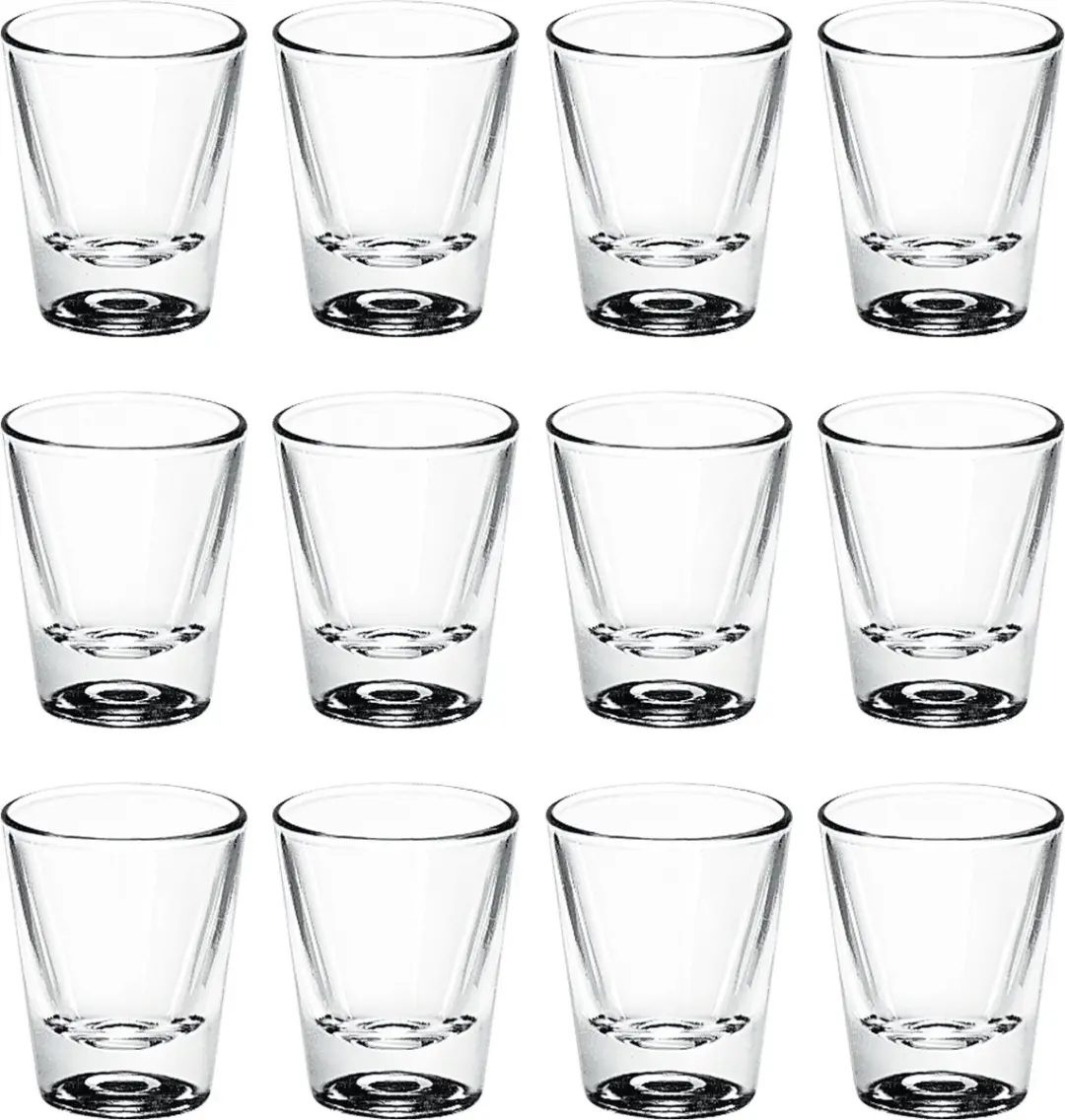Onis Spirits Borrelglazen 3cl Set - 12 Stuks - Transparant - afbeelding 3 van 5
