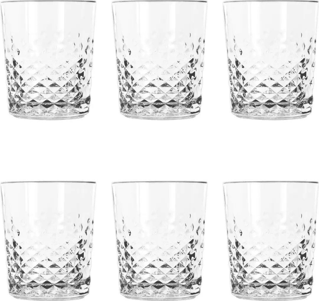 Onis Carats Tumblers 355ml - Set van 6 - Transparant