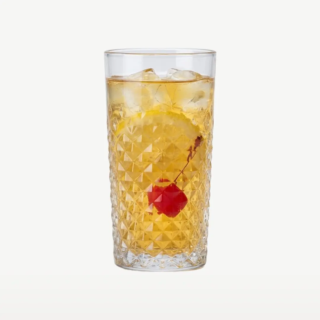Onis Carats Longdrinkglazen 415ml - Set van 6 - Transparant