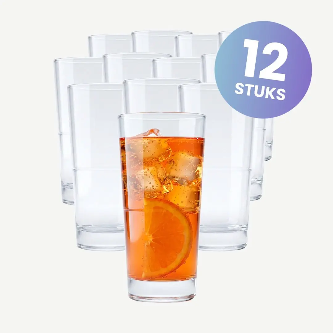 Onis Adventure Longdrinkglazen 35cl - Set van 12