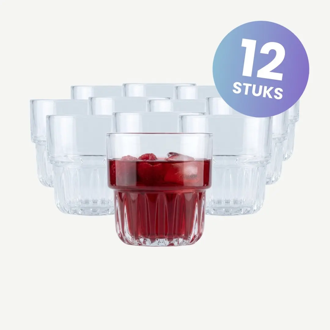 Onis Summit Tumblers 23cl - Set van 12 Stuks - Transparant