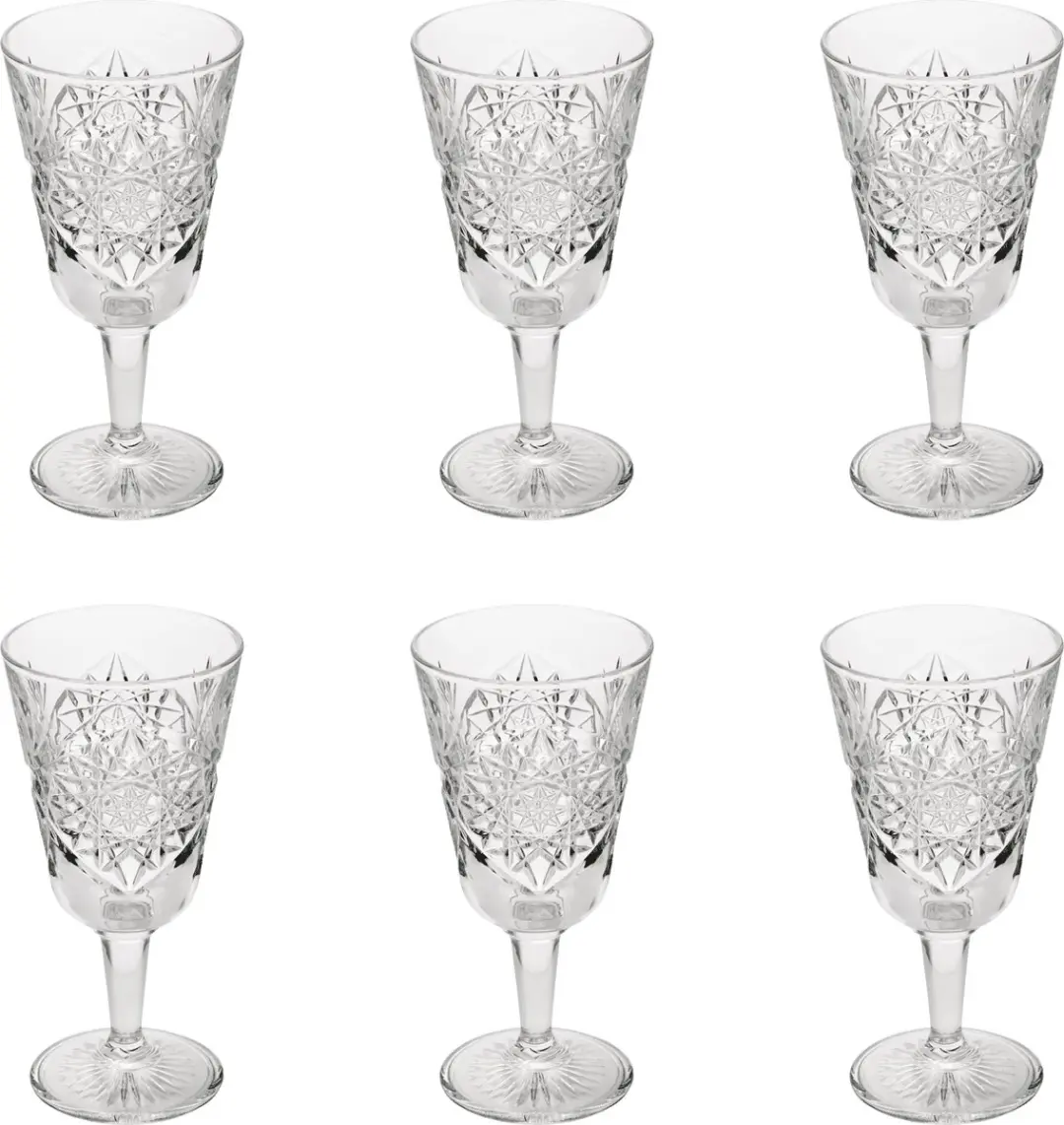 Onis Icon Wijnglazen 30cl - Set van 6 - Transparant