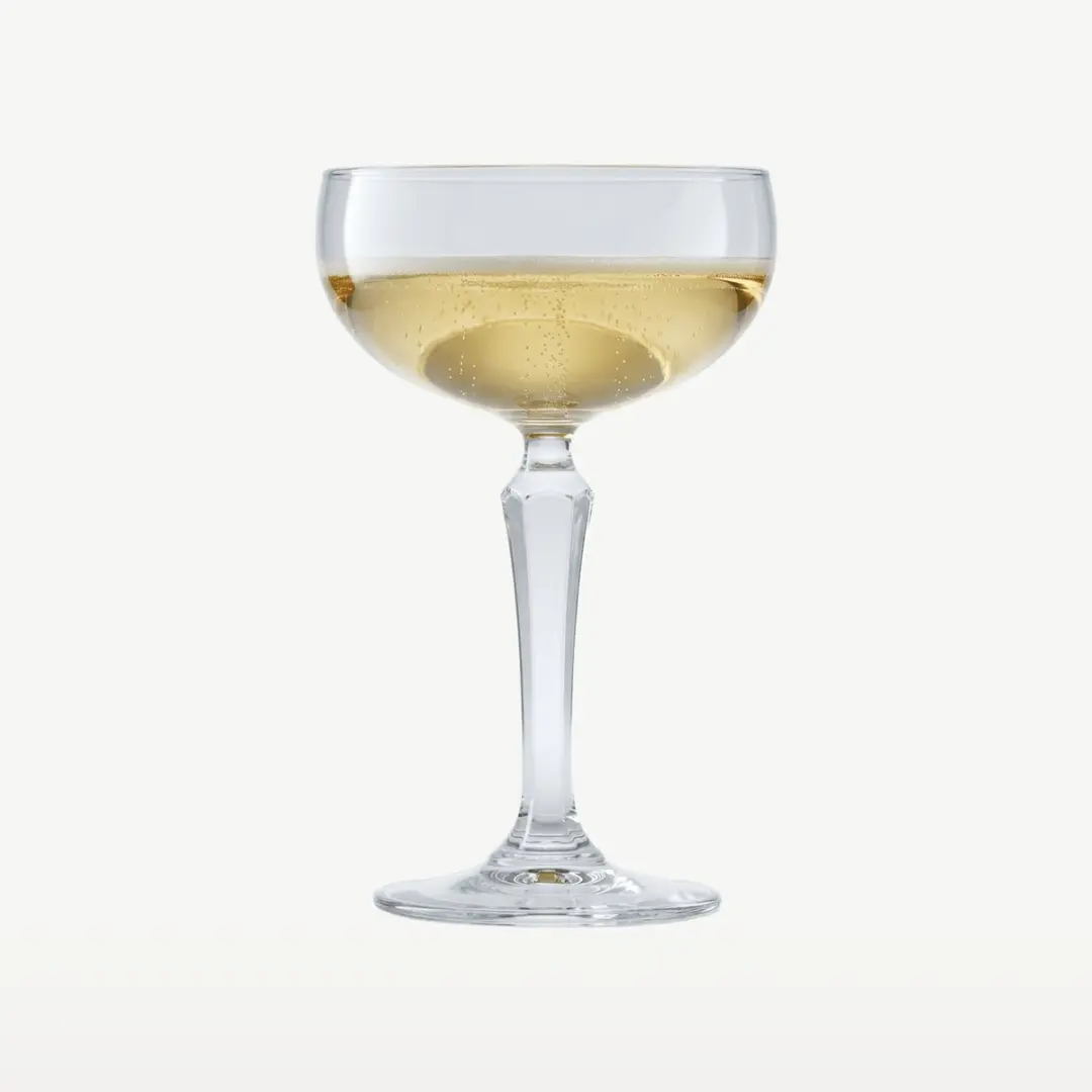 Onis Champagneglazen Set 245ml - 12 Stuks - Transparant