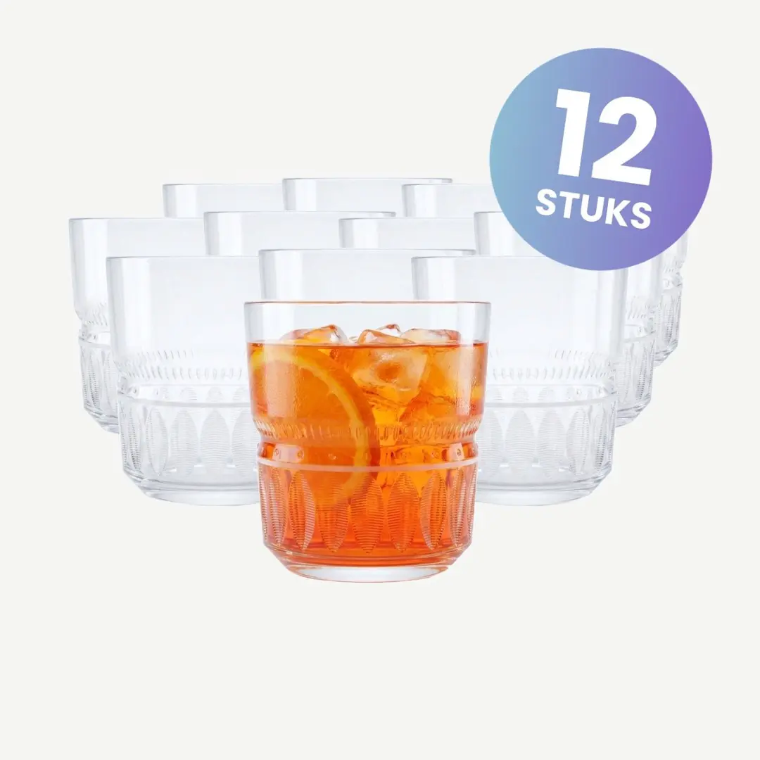 Onis New Era Tumblers 35cl - Set van 12 - Glas