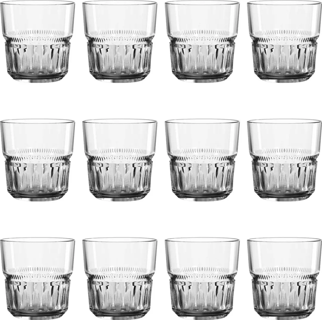 Onis New Era Tumblers 26cl - Set van 12 - Transparant