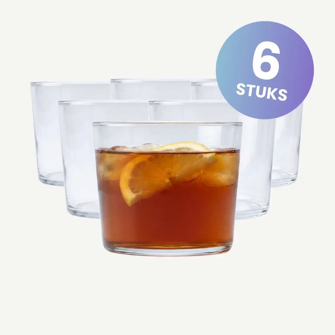 Onis Cidra Tumblers 22cl - Set van 6 - Transparant