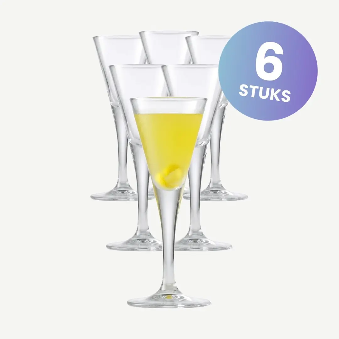 Onis Amaretto Likeurglazen 75ml - Set van 6 Transparant