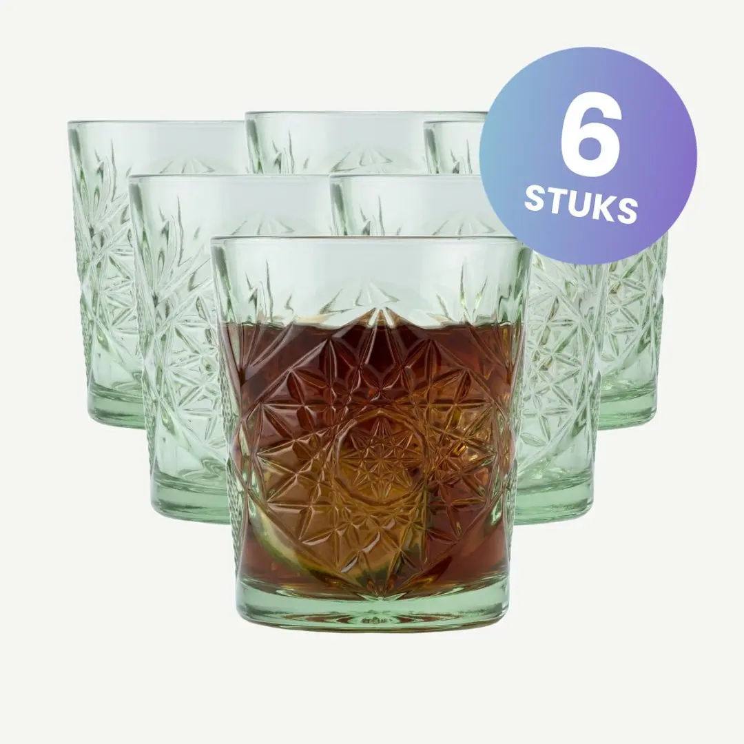Onis Icon Tumblers 355ml - Groen - 6 Stuks