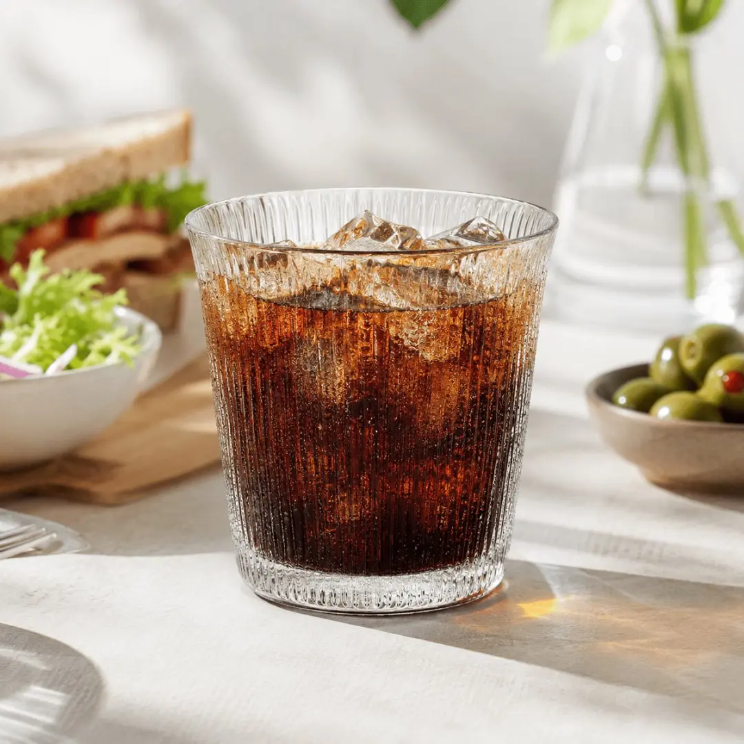 Onis Bloom Tumblers 265ml - Set van 6 - Glas - Transparant