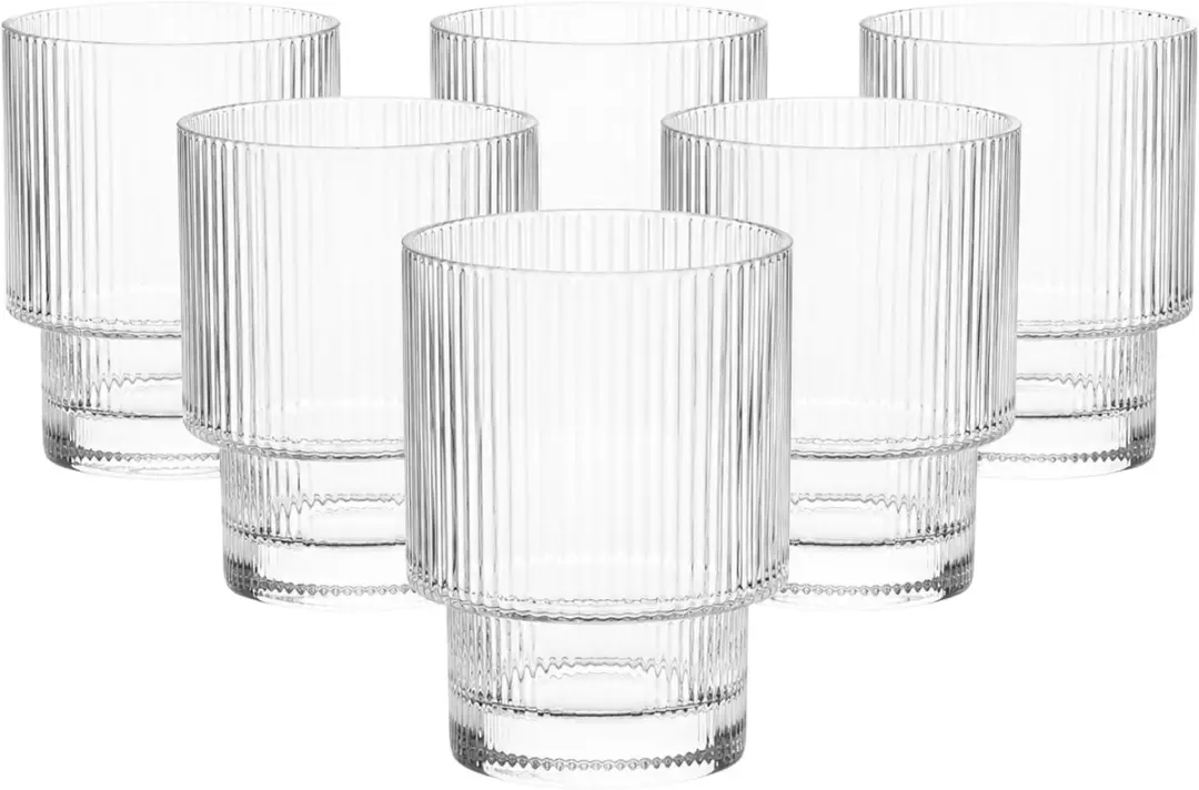Set van 6 waterglazen