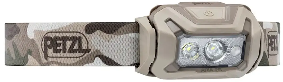 Petzl Aria 2r RGB Hoofdlamp - Beige - afbeelding 2 van 3
