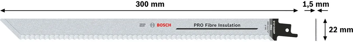 Bosch Professional S 1213 AWP Zaagblad Metaal
