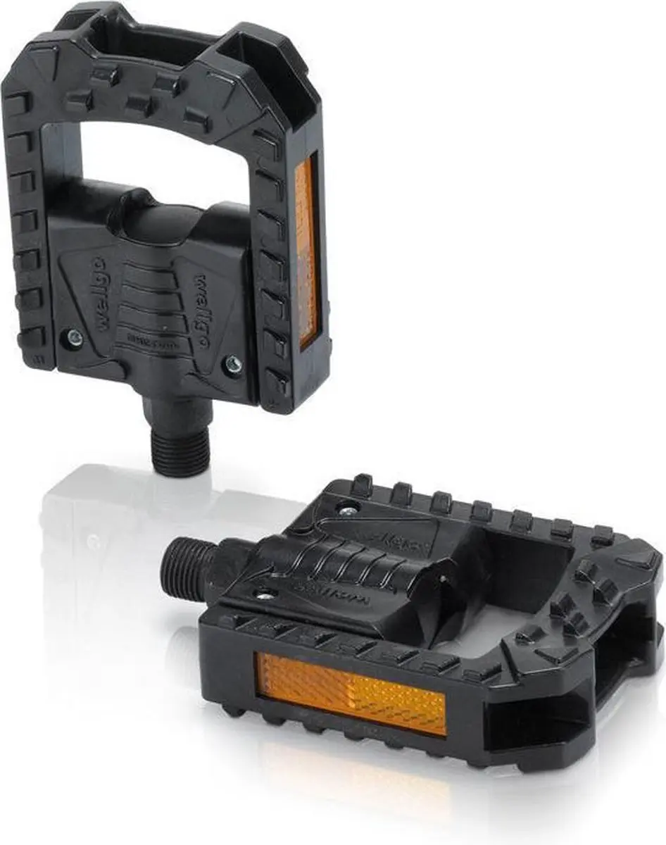 XLC Folding PD-F01 Vouwpedalen - Antislip - 9/16" - Zwart