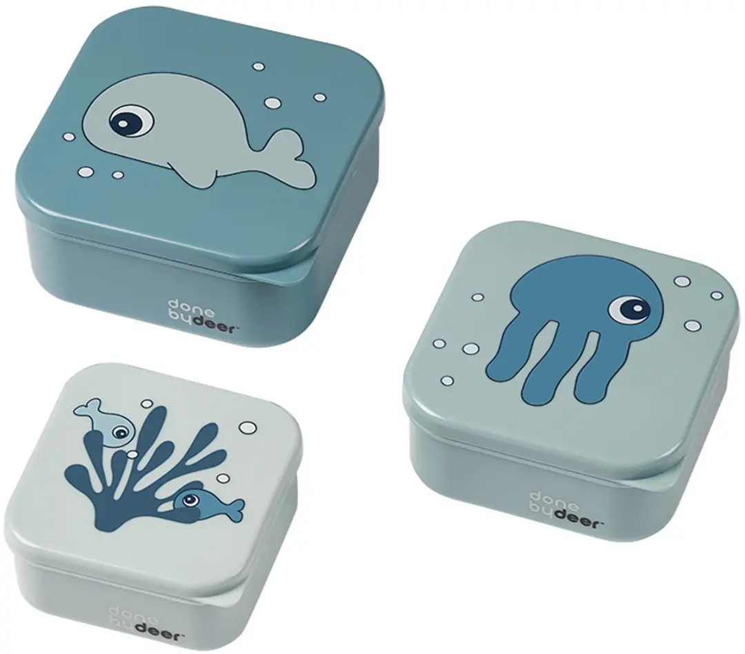 Done by Deer Sea Friends Snackdoosjes set van 3