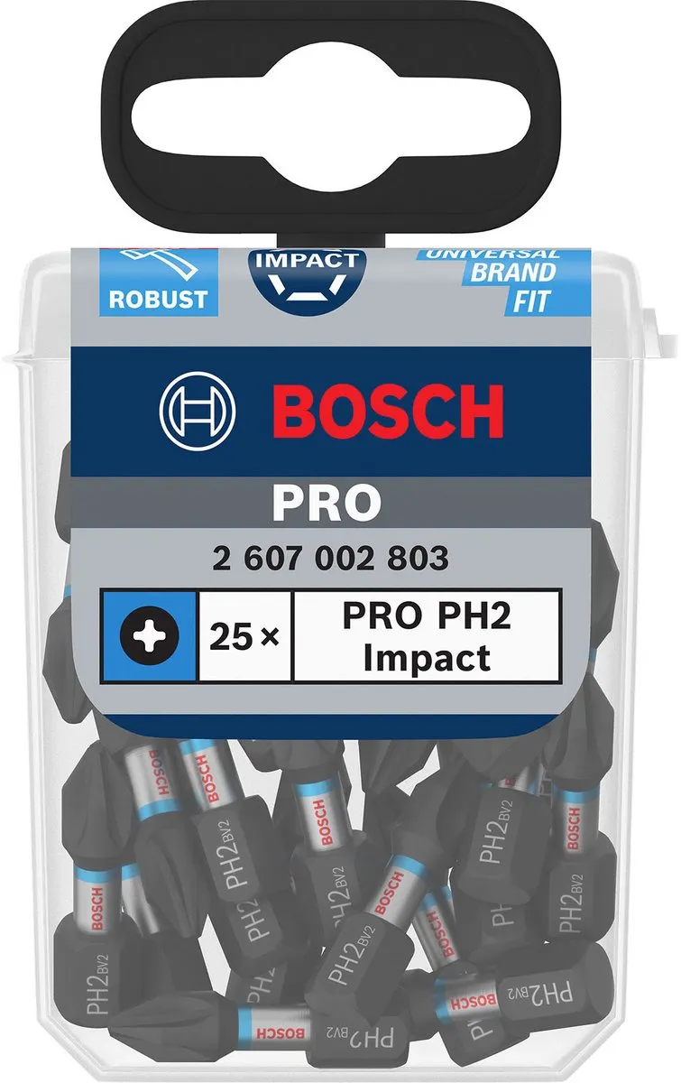 Bosch Professional 2607002803 Bitset 25-delig - 25mm