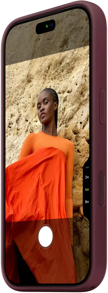 Apple iPhone 18 Pro Siliconenhoesje MK8U4ZM/A - Bordeauxrood - afbeelding 3 van 3
