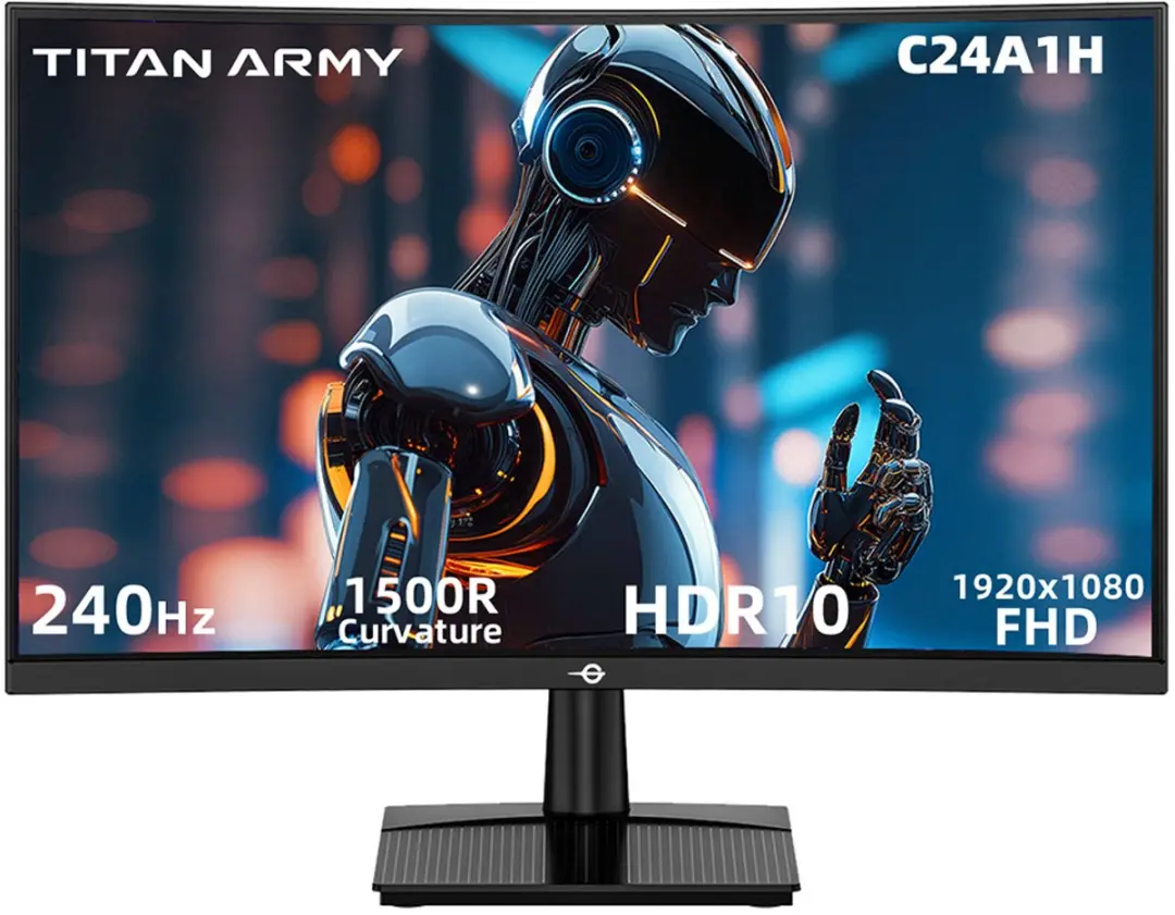 TITAN ARMY C24A1H computer monitor 59,9 cm (23.6") 1920 x 1080 Pixels Full HD LE